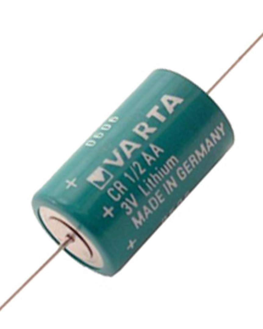 VARTA CR1/2AA Lithium Battery with Axial Lead image 1